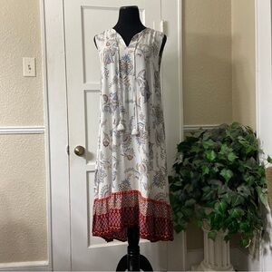 beach lunch lounge Lou Lou Shift Dress In Blanc Royals